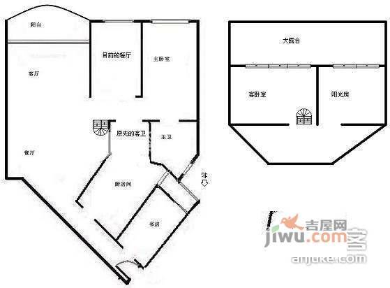 三和花园4室2厅3卫254㎡户型图