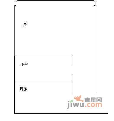 三和花园1室1厅1卫71㎡户型图