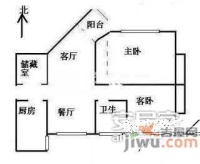 三和花园2室2厅1卫138㎡户型图