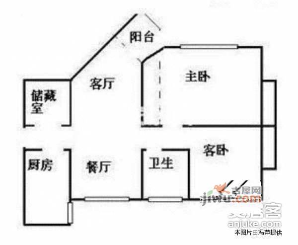 三和花园2室2厅2卫118㎡户型图