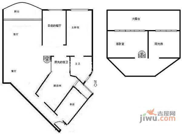 三和花园4室3厅3卫259㎡户型图