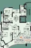 世茂滨江花园5室3厅4卫598㎡户型图