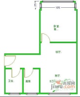 上海春城2室1厅1卫95㎡户型图