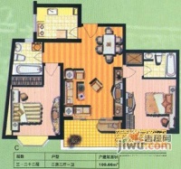 经纬阳光水岸家园6室4厅3卫276㎡户型图