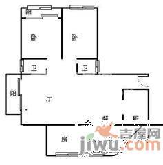 绿地世纪城二期3室2厅2卫146㎡户型图