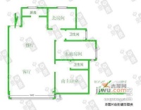 金汇华光城3室2厅1卫128㎡户型图