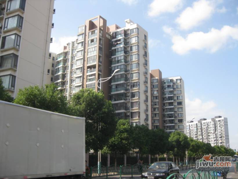嘉城桃花岛香槟河畔实景图图片