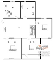 申良花园3室1厅1卫户型图