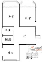 四和花园3室1厅1卫97㎡户型图