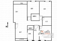 中星恬园3室2厅2卫143㎡户型图