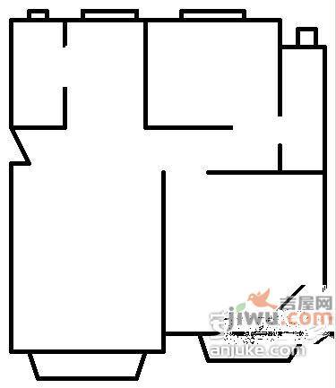 新都花园2室2厅2卫117㎡户型图