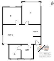 牡丹苑2室2厅1卫103㎡户型图
