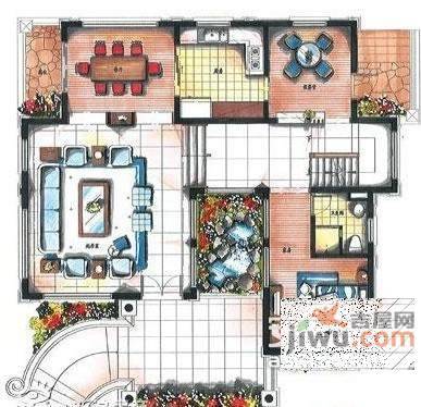 俐马花园5室3厅3卫450㎡户型图