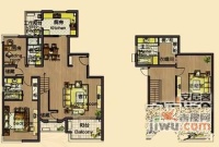 天安花园5室2厅3卫340㎡户型图