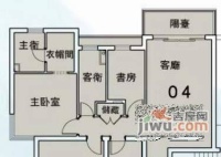 华丽家族花园4室2厅3卫285㎡户型图