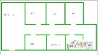 同科公寓3室2厅1卫137㎡户型图