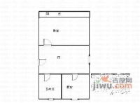 信利苑1室1厅1卫65㎡户型图
