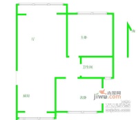 航天新苑2室2厅1卫75㎡户型图