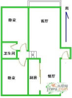 锦峰苑2室2厅2卫90㎡户型图