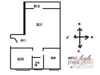 花苑一村2室1厅1卫84㎡户型图