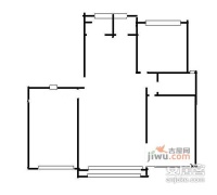 金丰小区3室1厅1卫88㎡户型图