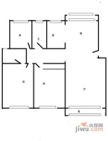 西郊河畔家园3室2厅2卫115㎡户型图