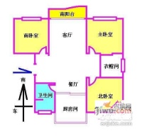 上海映象3室2厅2卫140㎡户型图