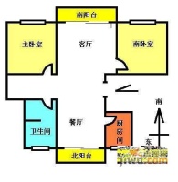景和茗苑4室3厅2卫138㎡户型图