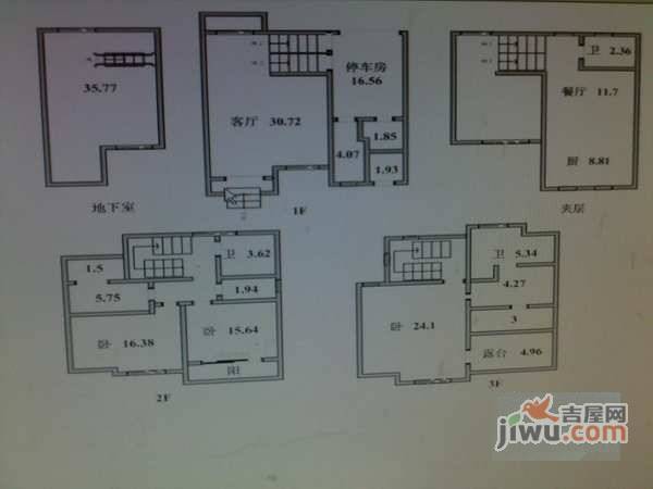 半岛豪门5室3厅3卫444㎡户型图