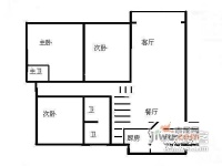 明泉公寓2室2厅1卫105㎡户型图