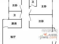 明泉公寓4室2厅2卫户型图