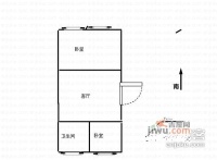紫滕一村1室1厅1卫户型图