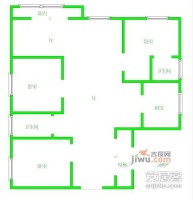 锦鸿公寓3室2厅2卫165㎡户型图