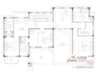 花园别墅4室3厅3卫户型图