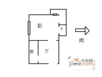 长寿新村1室1厅1卫40㎡户型图