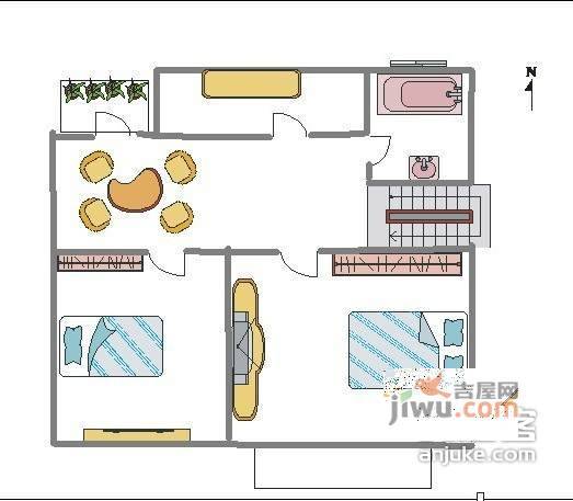 盛园5室3厅3卫户型图