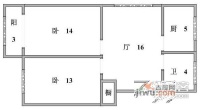 西环一村2室1厅1卫110㎡户型图