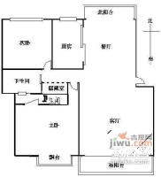报春三村2室2厅1卫户型图