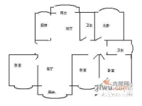 东苑世纪名门一期4室2厅2卫151㎡户型图