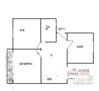 西环三村3室1厅1卫户型图