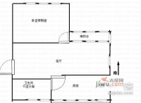 宝安新苑1室1厅1卫57㎡户型图