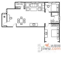 福山小区2室2厅1卫93㎡户型图