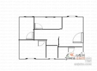 华邦佳苑3室1厅1卫105㎡户型图