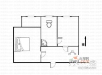 南桥曙光1室1厅1卫50㎡户型图