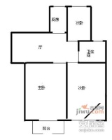 沙田公寓4室2厅2卫135㎡户型图