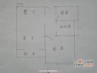 瀚龙苑1室1厅1卫64㎡户型图