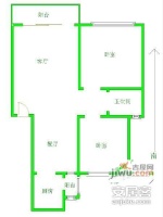 绿波城2室2厅1卫86㎡户型图