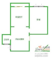 东唐苑2室1厅1卫84㎡户型图