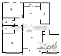 东唐苑3室2厅2卫135㎡户型图