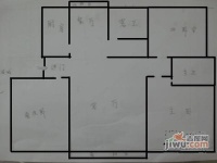 唐人苑3室2厅2卫110㎡户型图